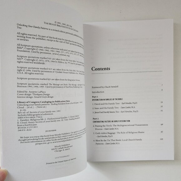 Unlocking Your Family Patterns Finding Freedom from a Hurtful Past by Cloud&Town - Picture 2 of 7